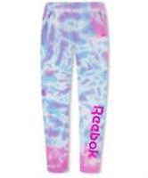 Reebok Tie Dye Jogging Bottoms Juniors Girls Pink/Blue Size UK 3-4 Years (RefX29