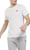 Reebok Left Chest Logo T Shirt Mens White Size UK Large (RefX35) - L Regular