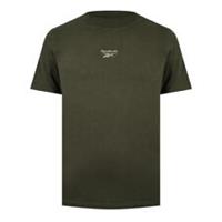 Reebok Classics Small Vector T Shirt Mens Khaki Size UK Large (RefR15) - L Regular