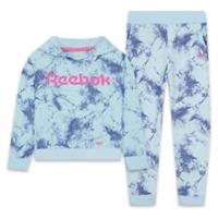 Reebok 2 Piece Crystal Blue Hoody/Jogger Girls Set - Age 18-24 Months /REF3