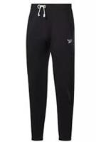 Reebok Mens Ess Cuffed Fleece Joggers Track Pants Black Size Small /REFX43