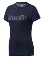 Reebok Crossfit T Shirt Womens Navy Size UK Medium (RefX14) - M Regular