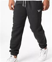 Reebok Mens Ess Cuffed Fleece Joggers Track Pants Black Size Large /REFX12