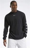 Reebok Meet You There Long Sleeve Top Mens Black Size UK Medium (RefR17)