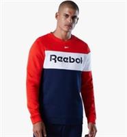 Reebok Sport Jumper Mens Red/White/Navy Size UK Small (RefX11) - S Regular