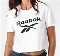 Reebok Big Logo T Shirt Womens White Size UK Small (RefR1) - S Regular