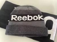 BNWOT Reebok Grey Beanie Style Hat & Scarf