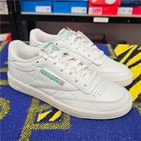 Reebok Classics Club C 85 TV Trainers Shoes Unisex - Off White - UK 4.5 / US 5.5
