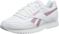 Reebok Royal Glide Ripple Trainers Womens White/Pink Size UK 4 (RefE6)