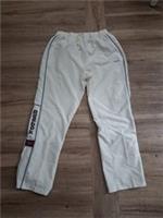 Vintage Y2K Reebok Apparel Tracksuit Bottoms Pant Mens Large Cream BNWT Rare OG - L Regular