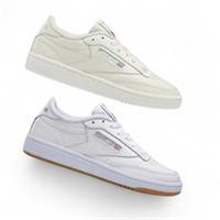 Reebok Club C 85 Women's White Leather Trainers White/Cream UK Size 3-8.5