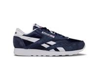 Reebok Blue Classic Nylon Trainers Mens Size UK10 EU44.5 / REFC25
