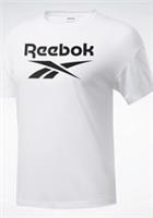 REEBOK Womens White Work Out Ready Training T-Shirt Ladies XS BNWT - XS Regular