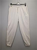 Reebok Joggers Women Medium French Terry Beige Drawstring Cuffed Pants BNWT