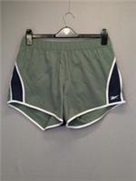 Reebok ID Train Woven Shorts Women M Escape Green Running Athletic...