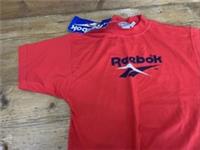 Vintage 1993 Reebok T-Shirt Boys Kids Size 30 Basketball Pump Red BNWT OG Rare