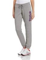 Reebok Women's Grey Big Logo Crossfit Skinny Joggers Large Z91766 - large Regular