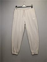 Reebok Joggers Women Large French Terry Beige Drawstring Cuffed Pants BNWT - L Regular