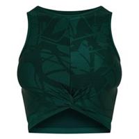 Reebok Womens/Ladies Leaf Print Slim Yoga Tank TopXS Forest Green GT33342 - XS Regular