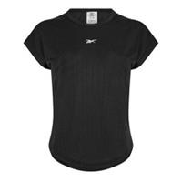 Reebok Womens/Ladies Chest Logo T-ShirtXXS Black GT33850 - XXS Regular