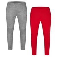 Reebok Childrens/Kids Basic Jogging Bottoms (Pack of 2)13-14 Years Grey/Red GT3