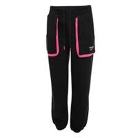 Reebok Womens/Ladies Logo Jogging Bottoms4 UK - 6 UK Black GT46681 - 4 UK - 6 UK Regular