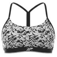 Reebok Womens/Ladies Geometric Sports BraS Grey GT47669 - S Regular