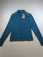 Reebok Running Jacket Womens M Blue Full Zip Gym Training Top BNWT - M Regular