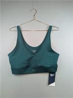 Reebok Dreamblend Sports Bra Womens UK Large Green Active Training Gym - L Regular
