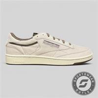 UK 9.5 - Reebok Club C Vintage Men's - Bone/Brown (100074161)