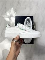 Reebok Club C 85 White Green Size 3 Leather BNWB✅ RRP &pound;99 Summer Holiday