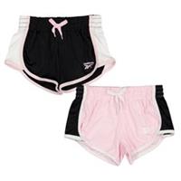 Reebok Girls Logo Running Shorts (Pack of 2)18-24 Months Pink Lady GT13628