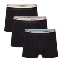 Reebok Mens Cotton Blend Boxer Shorts (Pack of 3) GT27139 - S Regular