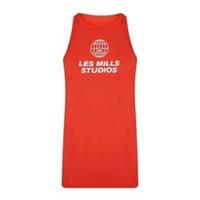 Reebok Womens/Ladies Les Mills Activchill Dreamblend Tank ToXXS Red GT26150 - 2XS Regular