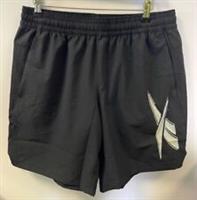 Reebok Workout Ready Woven Graphic Shorts, Black, Size M - M Regular