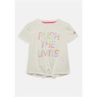 Reebok Push The Limits Logo T-Shirt Junior Girls - Oatmeal Heather 13/14YRS