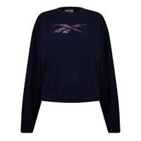 Reebok Womens Sfri Cvrup Crew Sweater - 24-26 Regular