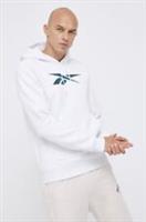 Reebok Holiday Fleece Pullover Hoodie Sizes XS-L White RRP £60 Brand New GR918 - L Regular