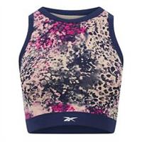 Reebok Womens Safari Brltt Medium Impact Sports Bra Training Fitness Gym Crop - Check Description Regular