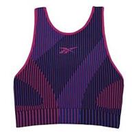 Reebok Womens United By Fitness Myoknit Seamless Top Crop Cropped T-Shirt - XL Regular