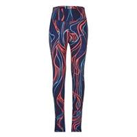 Reebok Womens Lux Perform Nature Grown Print Mid Rise Leggings Activewear - 4-6 Regular