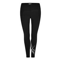 Reebok Womens Lux Vector Graphic Leggings Activewear Training Sports Bottoms Gym - XS Regular