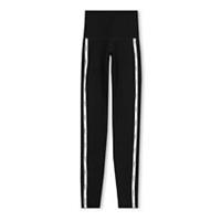 Reebok Womens Piping Cotton High Rise Leggings Activewear Training Sports - 2XS Regular