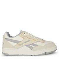 Reebok Womens BB 4000 Court Trainers - White/Grey/Purple / UK3 EU35.5