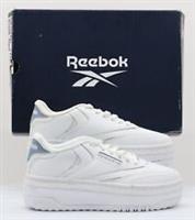 REEBOK CLUB C EXTRA WOMENS PLATFORM TRAINERS UK 5 EU 38 WHITE £100 AI
