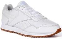 Reebok Royal Glide Rip Ortholite Lace Up Womens Trainer White UK 3 - 8