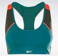 Reebok Lux Racer Sports Bra Womens Green Size UK Medium (RefX7)