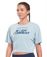 Reebok Body Combat T Shirt Womens Blue Size UK Medium (RefX20)