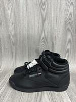 Reebok Exofit Black Leather Hightops UK Size 3 Brand New