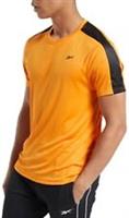 Reebok Colourblock Workout T Shirt Mens Orange Size UK 2XL (RefX27)